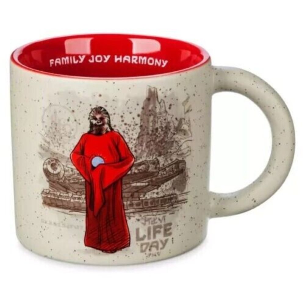 2021 Disney Parks Star Wars Life Day Chewbacca Holiday Starbucks Mug 14 fl Cup
